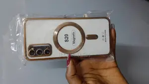 Satvi Samsung Galaxy S20 Phone Case, Gold Electroplated Clear Case