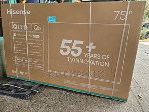 Hisense 75′′ Q6q Qled Vidaa Smart Tv – 75q6q (New Model)