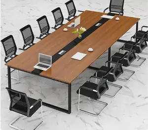 8-10 Seater Office Conference Table-steel Base