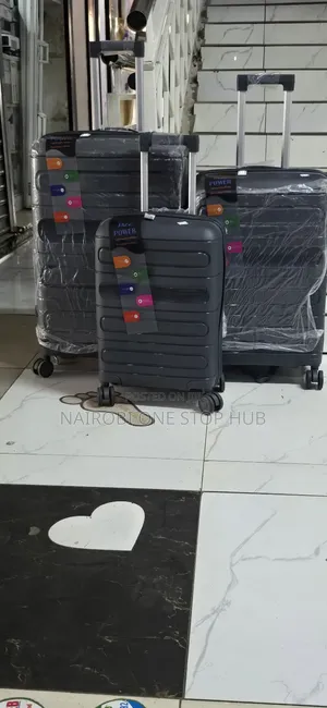 3 in 1 Unbreakable Rubber Suitcase