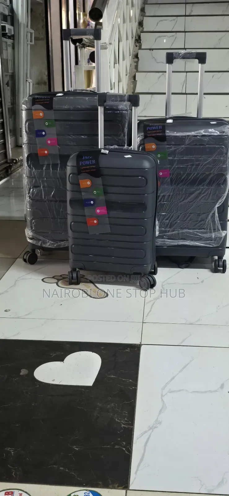 3 in 1 Unbreakable Rubber Suitcase