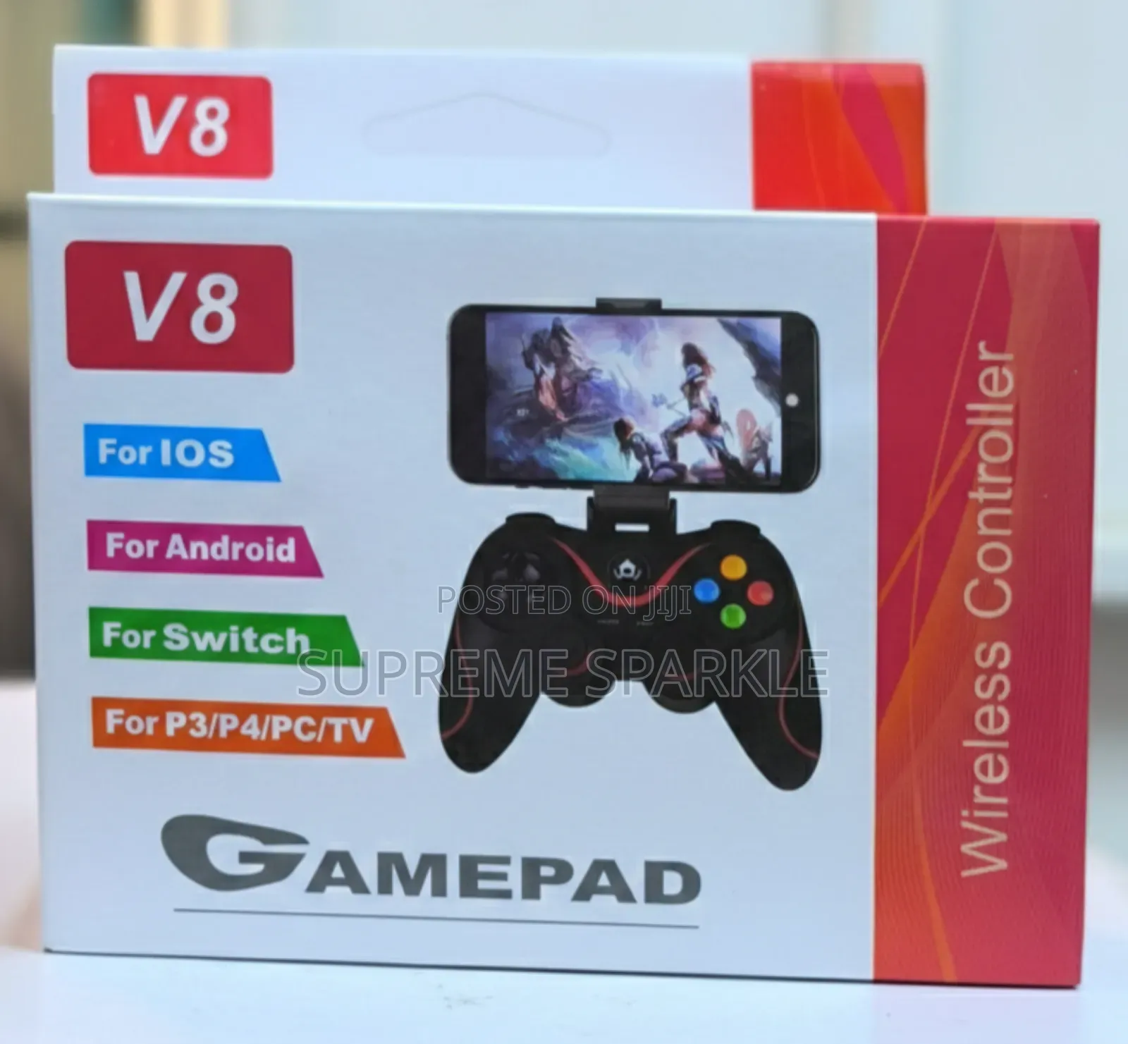V8 Wireless Game Controller, Pc/Ps3 Controller