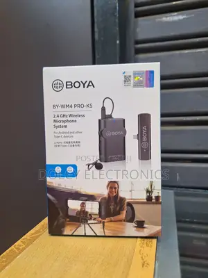Boya By-wm4 Pro-k5 2.4g Wireless Microphone (Transmitter+Receiver)