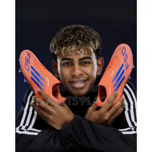 F50 Signal Coral Blaze Football Boots - Laceless