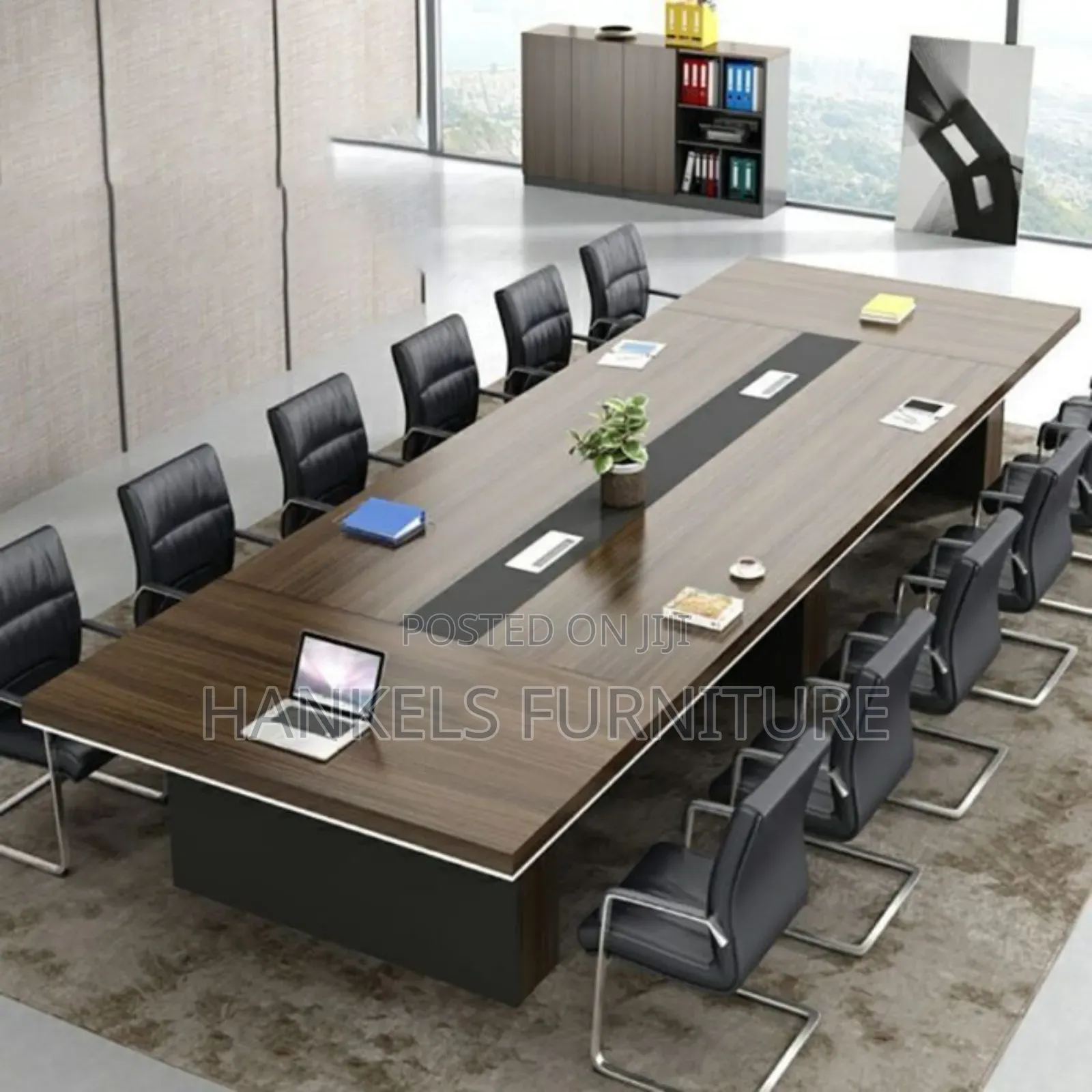 Premium 3 Meter Boardroom Meeting Table – Elegant Office Table