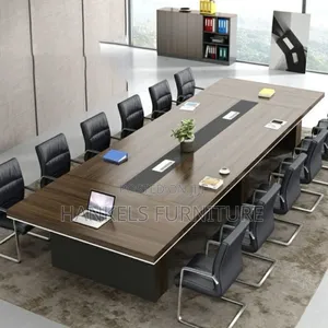 Premium 3 Meter Boardroom Meeting Table – Elegant Office Table