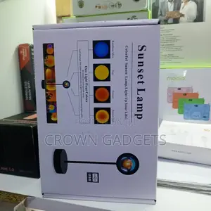 Usb Sunset Lamp With Rainbow, Sun Red Light Effects