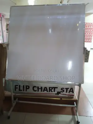 90cm X 120cm White Board With Imported Movable Stand -for Boardroom