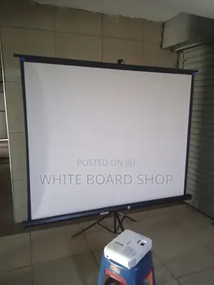 LCD Projector With a Projection Screen (1.8 M × 1.8 M) for Seminars