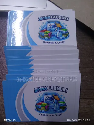 Laminated Glossy Finish Double Sided Business Cards Printing ," 'C