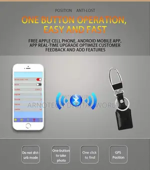 Anti-Theft GPS Bluetooth Intelligent Key Holder