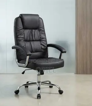 Office Chairs; Premium Comfort High-Back Leather Office Chair