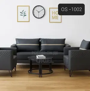 Office Sofa; High-Back 5-Seater Executive Office Sofa