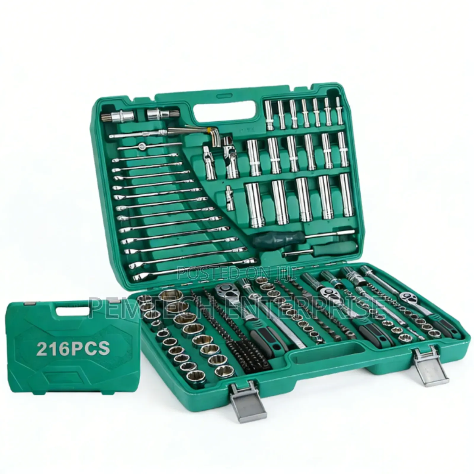 216-Piece Socket and Ratchet Wrench Tool Set