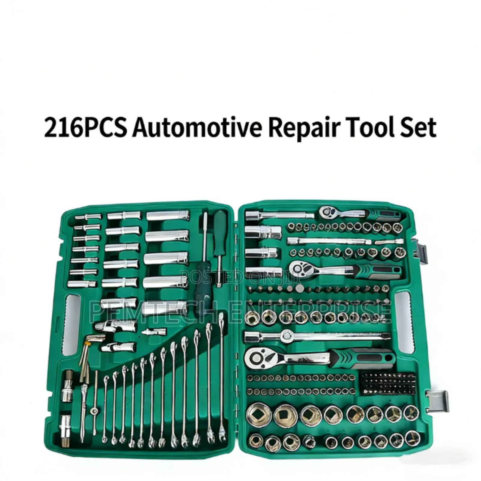 216-Piece Socket and Ratchet Wrench Tool Set