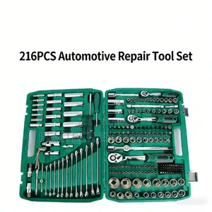 216-Piece Socket and Ratchet Wrench Tool Set