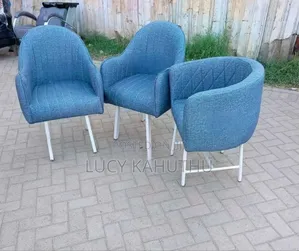Blue Fabric Stylish Chairs