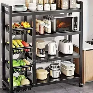 90 Cm Kitchen Rack Stand for Microwave Fruits