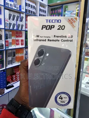 New Tecno Pop 20 64 GB Black