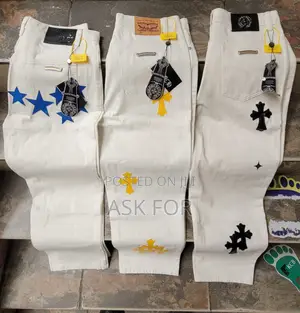 Chrome Heart Jeans for Sale