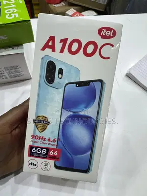 New Itel A100C 64 GB Black