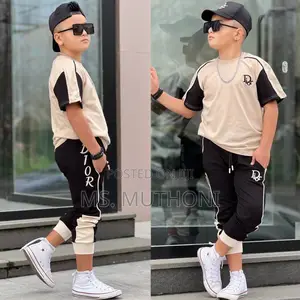 Boys Dior Black / Beige 3 Pc* 2-12 Yrs