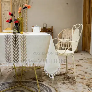 Farmhouse Rectangular Tcotton Linen Table Cloth