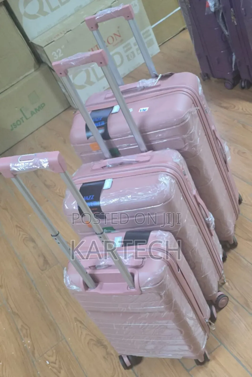 Unbreakable Polypropylene 3-Piece Hardshell Suitcase Set