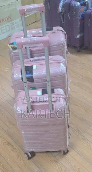 Unbreakable Polypropylene 3-Piece Hardshell Suitcase Set