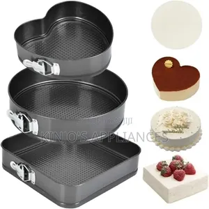 3pcs Cake Moulds/Baking Tins