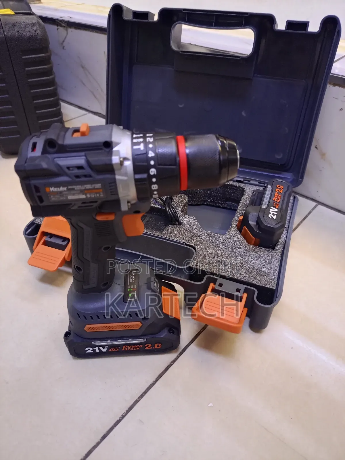 Kzubr 21v Brushless 2 Speed Cordless Drill
