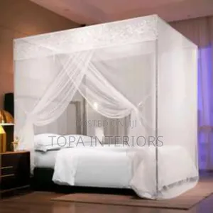 2 Doors Beautiful 4 Stand Mosquito Net