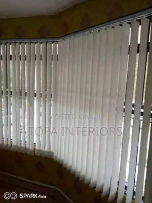 Made to Measure White Vertical Office Window Blinds