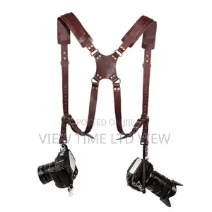 Leather Double Camera Strap