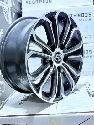 15 Inch Alloy Rims Toyota_ Premio/Allion Black and Silver