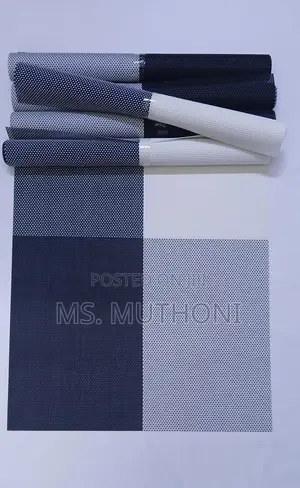 Wipeable 6pcs PVC Table Mats