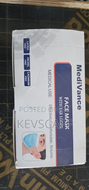 Face Mask With Ear Loops Medical Use