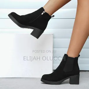Short Ankle Chunky Boots Sizes 37 38 39 40 41 42