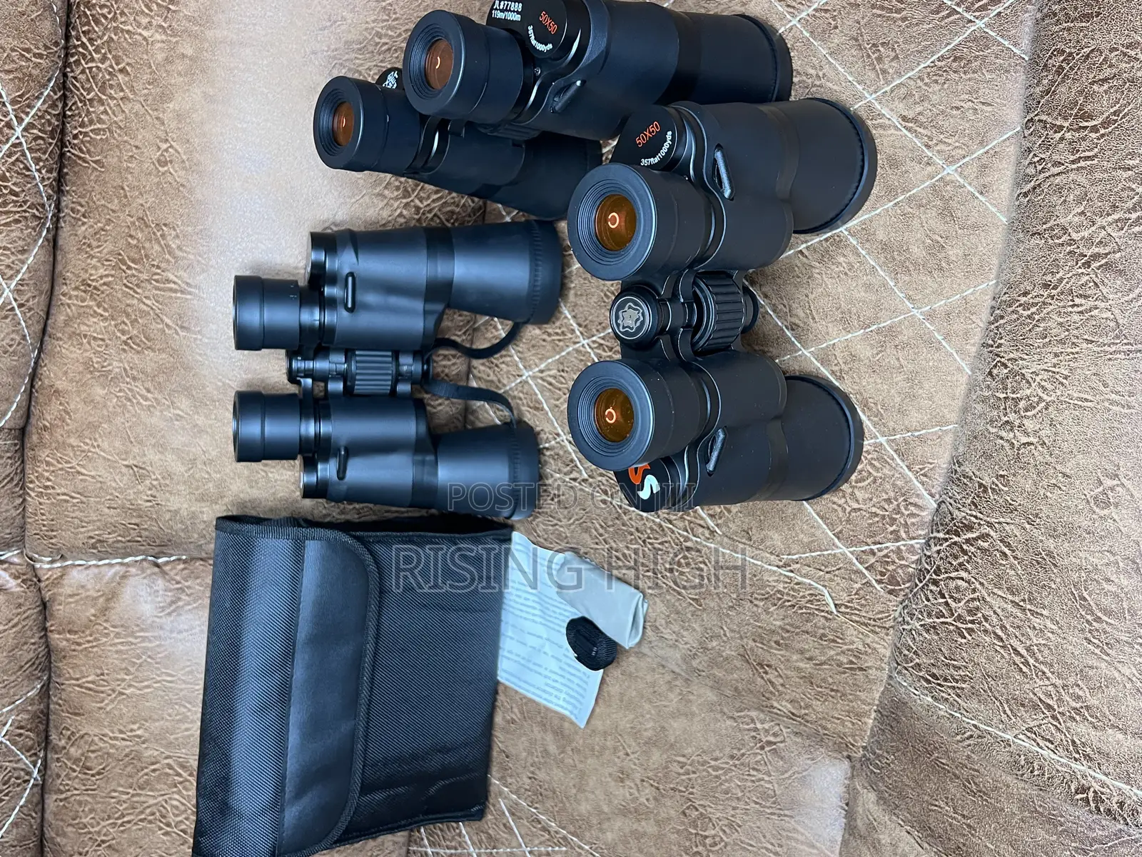 50x50 High Resolution Binoculars With Top Notch Night Vision.