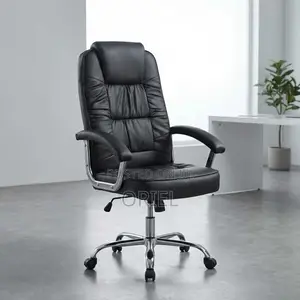 Black Pu Leather Executive Office Chair