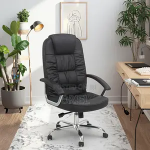 Black Pu Leather Executive Office Chair