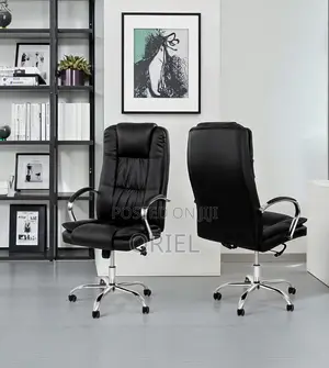 Black Pu Leather Executive Office Chair