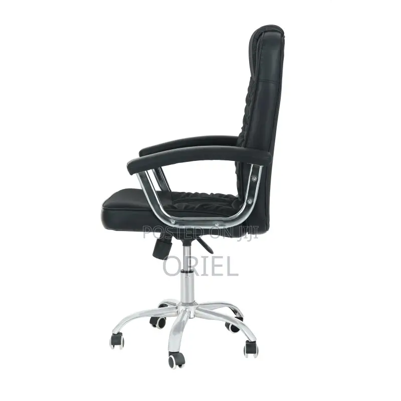 Black Pu Leather Executive Office Chair