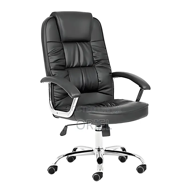 Black Pu Leather Executive Office Chair