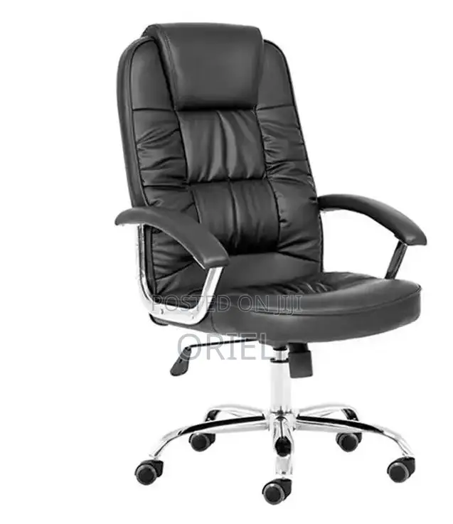 Black Pu Leather Executive Office Chair