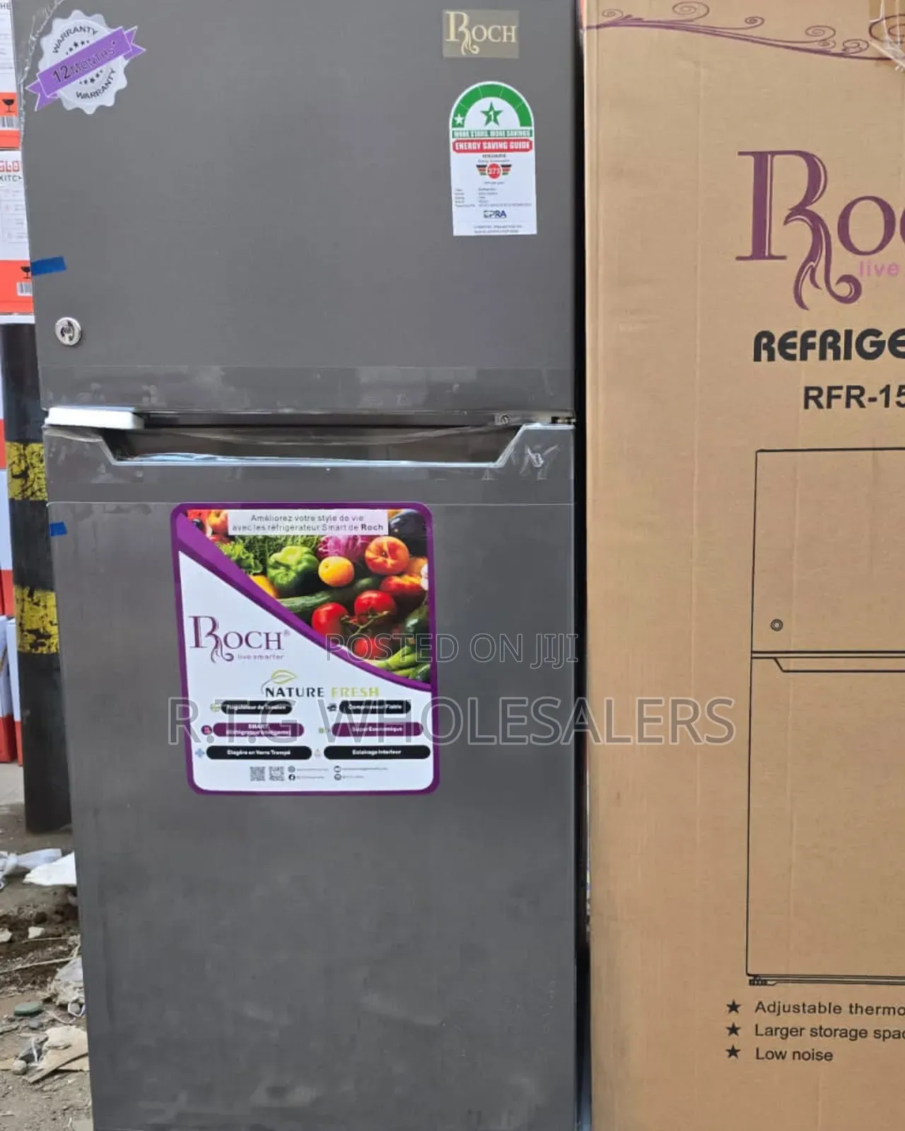Roch 150dt Compact Double Door Refrigerator