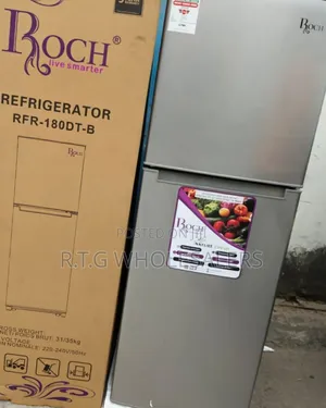 Roch 134 L Double Door Fridge – Model Rfr‐180dt‐B