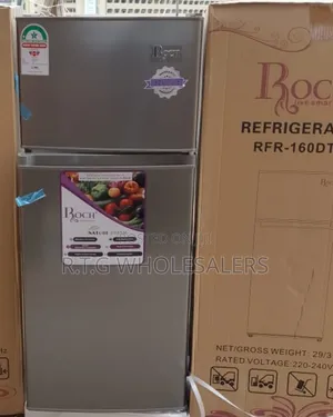 Roch Rfr‐160dt‐B 128 L Double Door Refrigerator