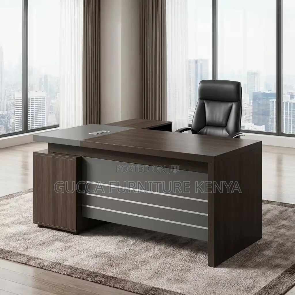 Director's L-shaped Executive Office Table-180cm