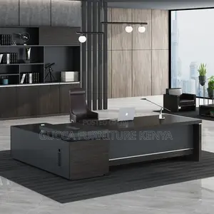Director's L-shaped Executive Office Table-180cm